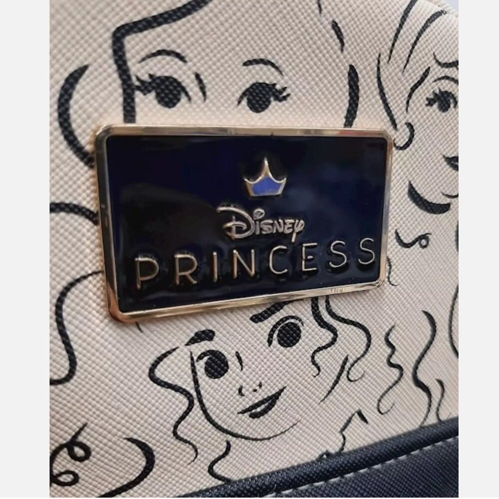 Disney Princess Faces Drawing Mini Backpack By Bioworld  display picture 3